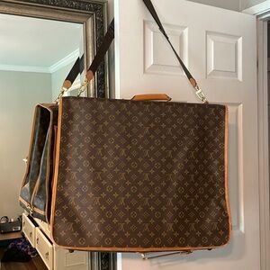 Louis Vuitton Monogram Canvas Garment Bag 6 Hangers Classic Signature